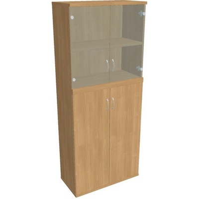 Office Pro Hobis skriňa policová dverová - S 5 80 11, dub