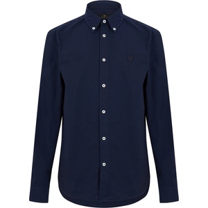 BELSTAFF Риза с дълъг ръкав BELSTAFF Men's Long Sleeve Shirt - Dark Ink