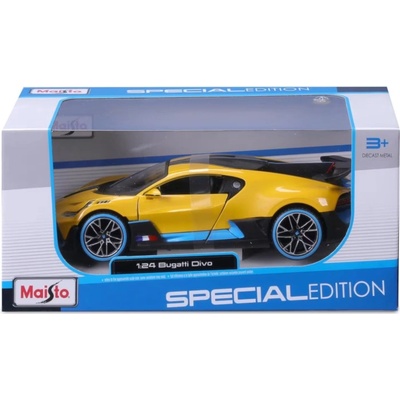Maisto Bugatti Divo žlutá 1:24