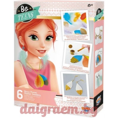 Buki France Бъди тийнейджър - Бижута с пера buki be112 (bkbe112)