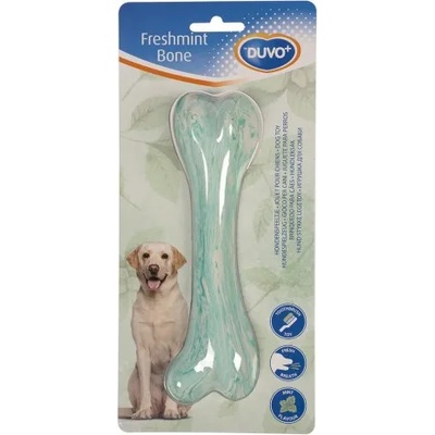 Duvoplus играчка гумен кокал - мента, 21 см, Белгия - 10135