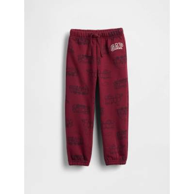 GAP Baby Sweatpants with Logo Boys tmavočervená