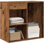 vidaXL Козметичен шкаф от старо дърво 80x40x75 cm Инженерна дървесина (857029)