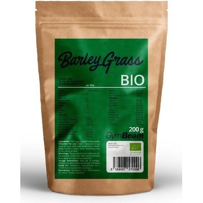 GymBeam Bio Barley Grass 200 g