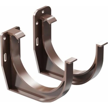 Gutta Aqua žľabový hák čelní PVC žľaby 125 mm tmavě hnědý