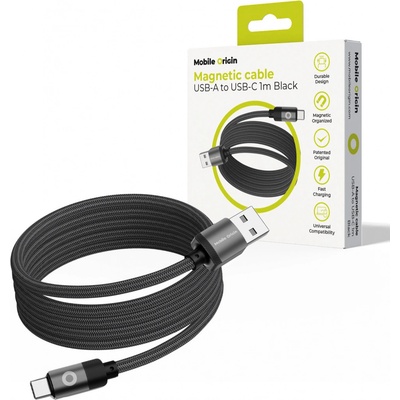 Mobile Origin MC2-USBA-1M-BLK USB-A to USB-C, 1m, černý