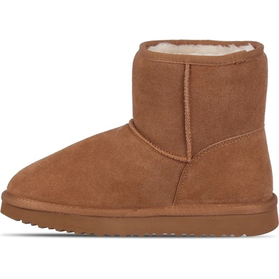 Jack Wills Дамски меки ботуши Jack Wills Mid Snug Boots Womens - Tan