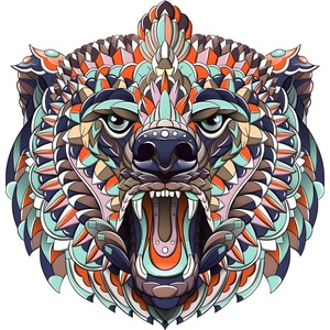 HARAHU Дървено пъзел - Bear / M KP21931