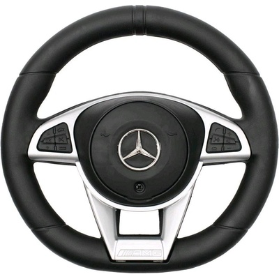 Baby Mix Mercedes-Benz AMG C63 s vodiacou tyčou 3v1 červené