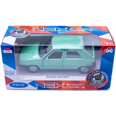 Dromader Czech Welly Nex Škoda Favorit Green 1:34 1:39