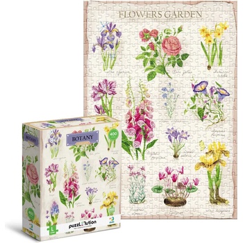 dodo - Puzzle Botany: Garden flowers - 400 piese