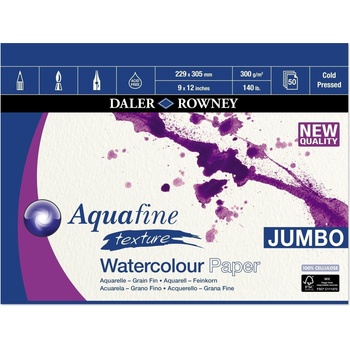 Image 1 of Daler-Rowney Aquafine Texture Watercolour Paper Aquafine Скицник 50 22, 9 x 30, 5 cm 300 g (403660070)
