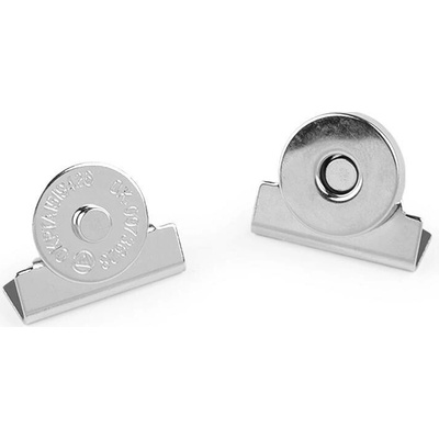 Magnetické zapínání Ø15 mm nikl 10 ks