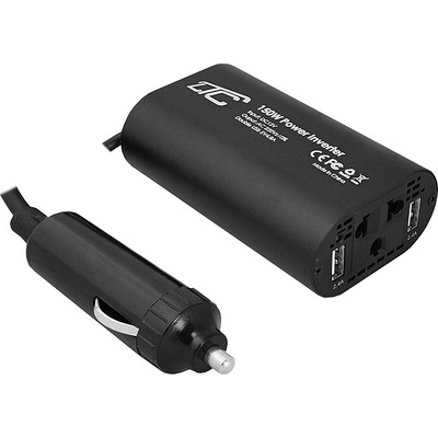 Menič 12V / 230V 150W LTC + 2xUSB 2,4A.