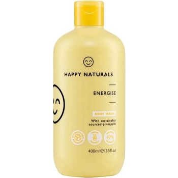 Happy Naturals sprchový gel s ananasovým extraktem 400 ml