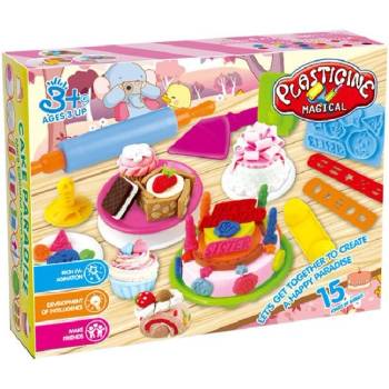 Raya Toys Игрален комплект Raya Toys - Моделин с формички, Торта (502122178)