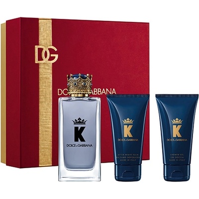 Dolce&Gabbana Dolce&Gabbana K by Dolce&Gabbana Комплект (EDT 100ml + AS Balm 50ml + SG 50ml) за Мъже