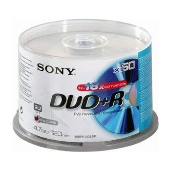 Sony DVD+R SONY 120min. /4, 7Gb 16X - 50 бр. в шпиндел