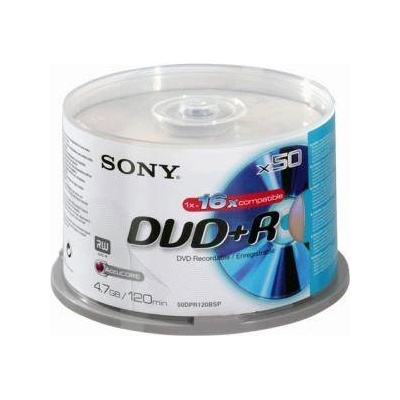 Sony DVD+R SONY 120min. /4, 7Gb 16X - 50 бр. в шпиндел