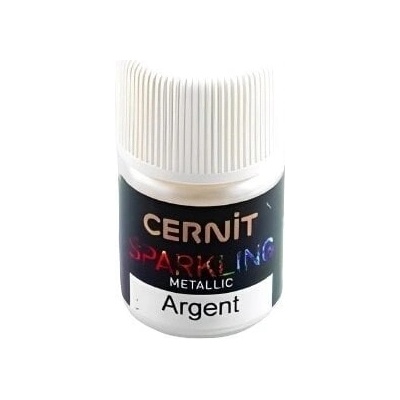 Cernit Sparkling Colored Powder Полимерна глина Metallic Silver 5 g (CE6100005080C)