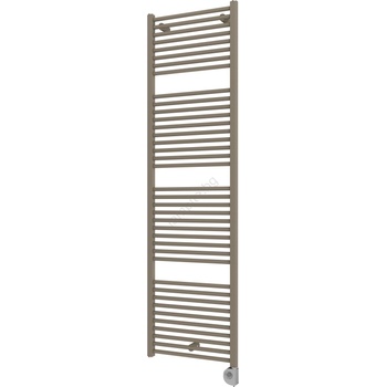 Vertaduro - Радиатор за баня с термостат DENISE, 800 W, 178 x 50 см, таупе (VR0079)