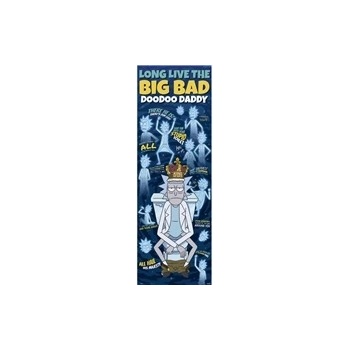 Plakát na dveře Rick And Morty: Doodoo Daddy (53 x 158 cm) 150g