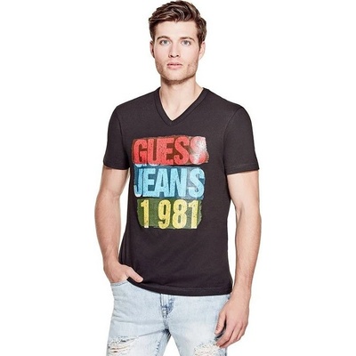 Guess pánské tričko Dixon Stripe