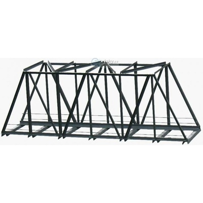 H0 Železniční most 1-kolejný 210 mm hotový model z kovu Hulacki K/023