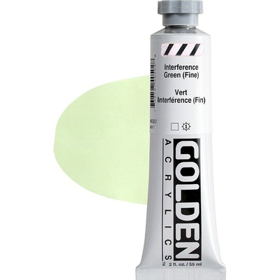 Golden Artist Colors Heavy Body АКРИЛНА боя Interference Green (Fin) 59 ml 1 бр (0004050-2)