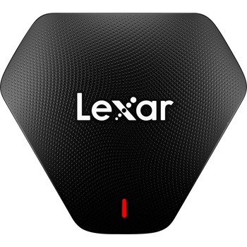 Lexar Четец за карти Lexar - Multi-Card 3-в-1, USB 3.1, UHS-II, черен (LRW500URB)