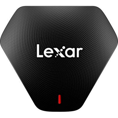 Lexar Четец за карти Lexar - Multi-Card 3-в-1, USB 3.1, UHS-II, черен (LRW500URB)