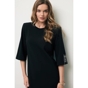 BIZUU рокля от памук с еластан julissa (julissa.czarny)