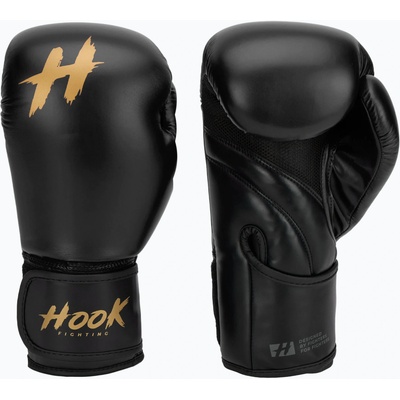 Hook fighting Готови за тренировка боксови ръкавици черни