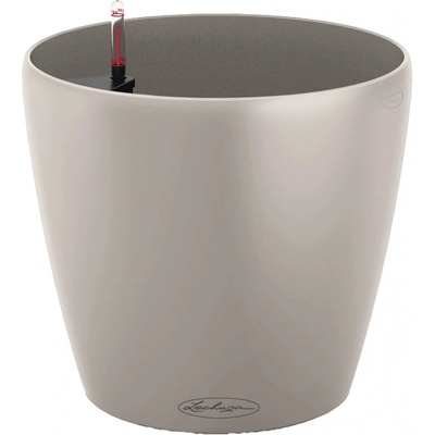 Lechuza Samozavlažovací květináč CLASSICO Color 43 písk.hnědá, 42 x 39,5 cm – Hledejceny.cz