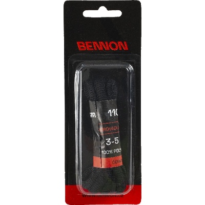 BENNON връзки за обувки Черна кутия 110 cm (400007)