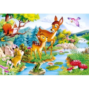 Castorland Little Deers 120 pcs Пъзел 120 броя Анимации (12725) (12725)