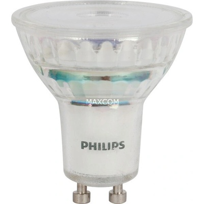 Philips LED žárovka GU10 CP 4W 50W teplá bílá 3000K stmívatelná, reflektor 36°