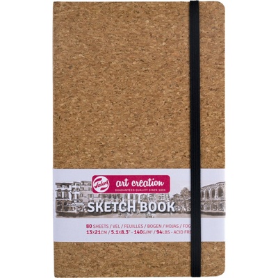 Talens Art Creation Sketchbook v pevné vazbě korek 13 x 21