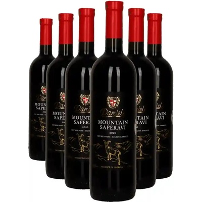 DANIELI WINERY Danieli Winery MOUNTAIN SAPERAVI červené suché víno 14% 6 x 0,75 l (holá lahev)