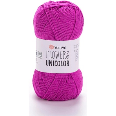 Yarn Art Flowers Unicolor 750 fuchsiová