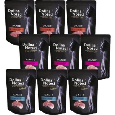 Dolina Noteci Prémiová sterilizovaná zmes príchutí 9 x 85 g