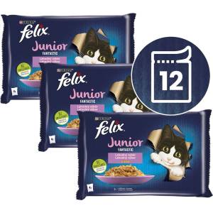 FELIX Капсули FELIX Junior Fantastic, вкусен избор в желе 12 x 85 г