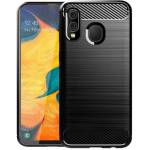 iPaky Гръб Ipaky Carbon за Samsung Galaxy A20e - Черен