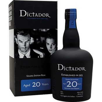 Dictador Rum 20y 0,7 l (karton)
