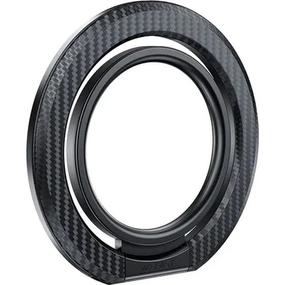 Acefast Магнитен ринг за телефон Mobile phone Magnetic ring holder - Aluminum - P1 Black (ACEFAST-P1-BK)