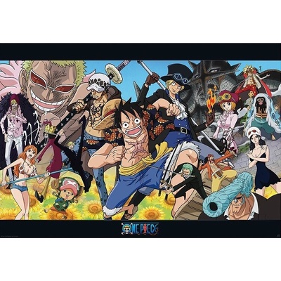 Plagát, Obraz - One Piece - Dressrosa, 91.5 × 61 cm