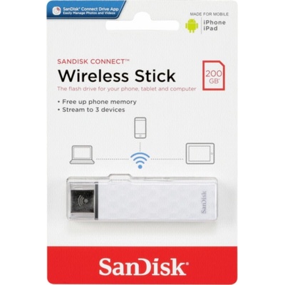 SanDisk Connect Wireless Stick 200GB SDWS4-200G-G46