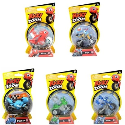 TOMY Ricky Zoom: Мотоциклетна фигурка - различни (T20020)