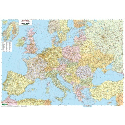 Európa politická 1: 3 500 000 lamino+ lišta Freytag&Berndt