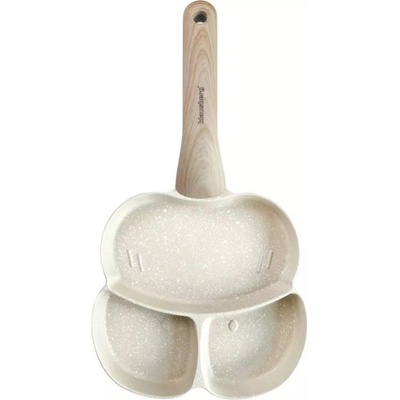 Klausberg Тиган с 3 отделения Klausberg KB 7825, 19 см, Мраморно покритие, Индукция, Бежов (9999KB7825)